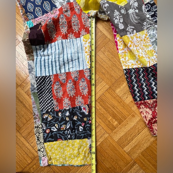 KATHMANDU IMPORTS COLORFUL BOHEMIAN PATCHWORK HAREM JUMPSUIT OVERALLS OS NEW - Picture 9 of 11